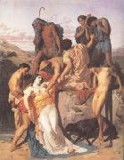 Adolphe William Bouguereau Zenobia.found by shepherds on the Banks of the Araxes  (mk26) oil painting on canvas